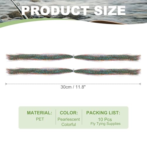 Crystal Flash Fly Fishing Line (Pearlescent Color)