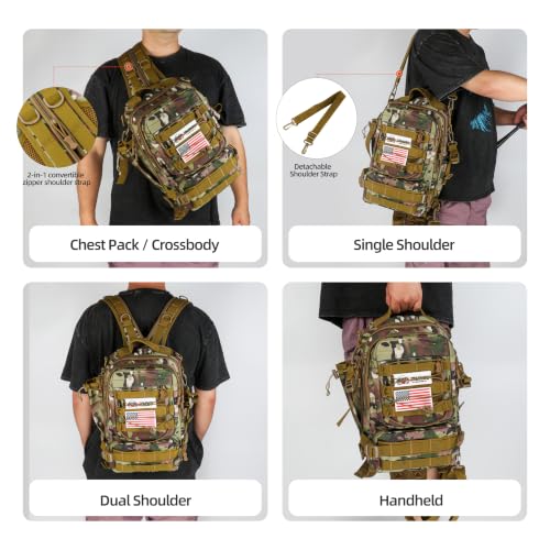 Tactical Fishing Backpack (Italian Camo)