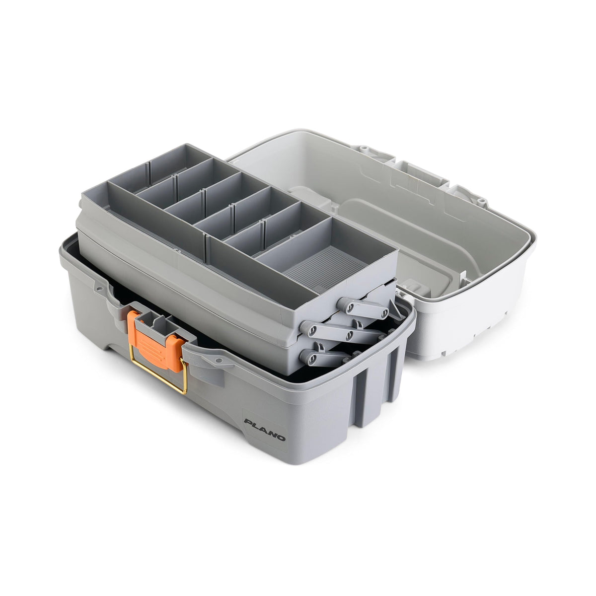 Two Tray Tackle Box (Light Grey/Dark Grey / Two-Tray / Two-Tray)