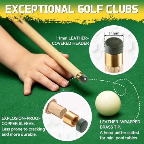 Wooden Short Pool Cue Stick