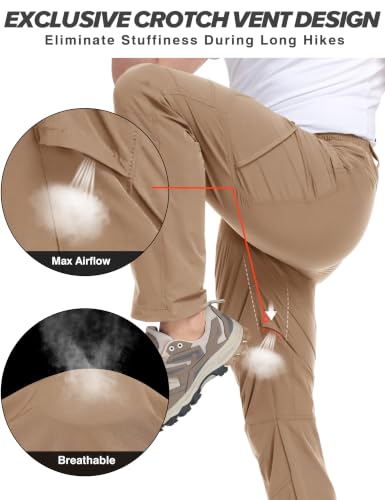 Men's Hiking Pants (44W x 32L / Khaki)