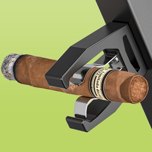 Magnetic Cigar Holder with Secure Grip & Hook & Loop Strap