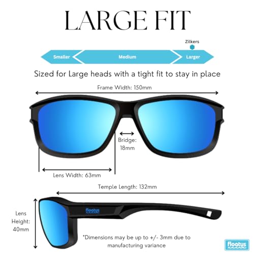 Zilkers Floating Polarized Sports Sunglasses for Men