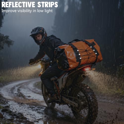 Waterproof Duffel Bag 60L Roll (Orange / 60L)