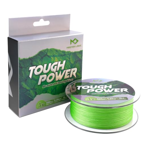 PE Braided Fishing Line (Hi-Vis Green-X4 / 50LB(300Yards))
