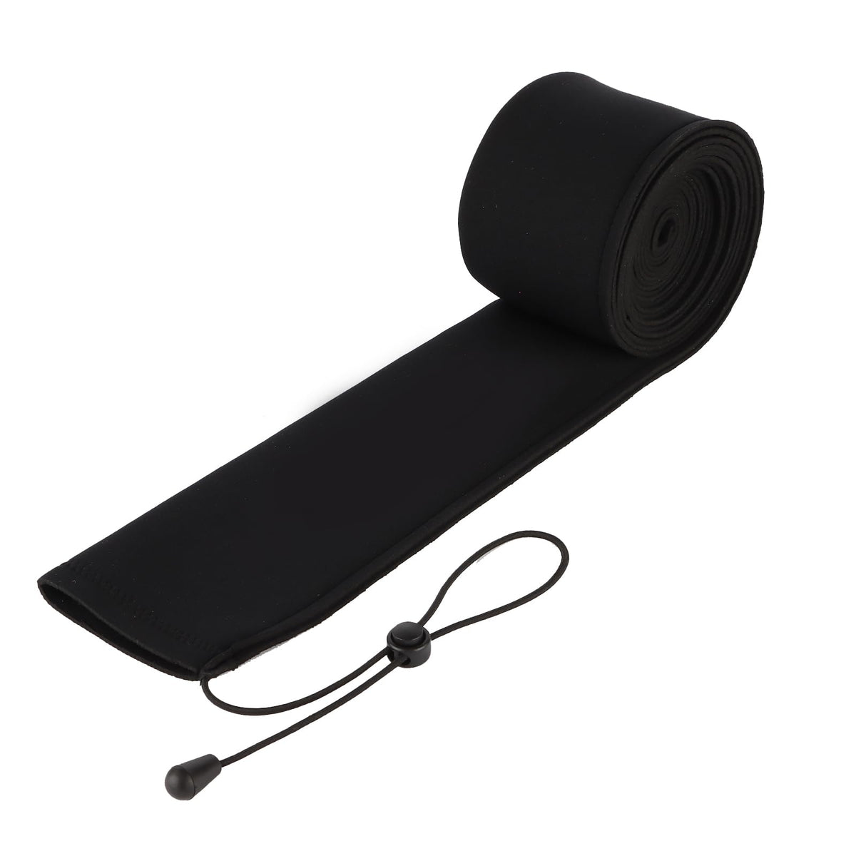 Neoprene Fishing Rod Sleeve Rod Socks for Casting (75" / Black)