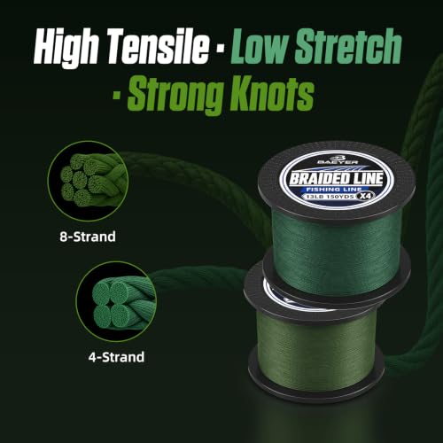 4 8 Strands Braided Fishing Line Zero Stretch