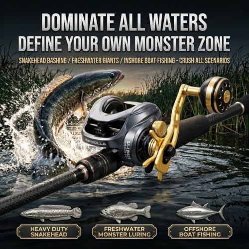 Baitcasting Fishing Reel 9 oz Ultralight Baitcaster Reel