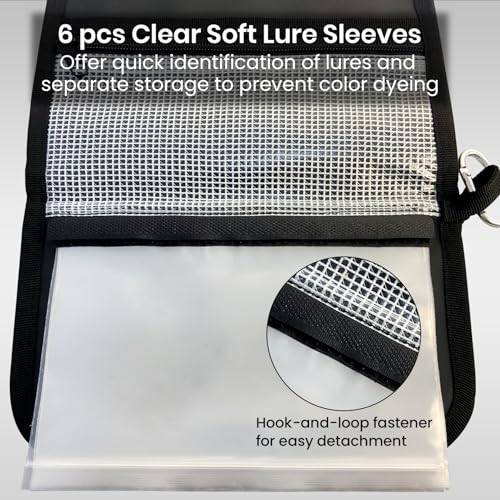 Fishing Soft Lure Storage Binder Bag