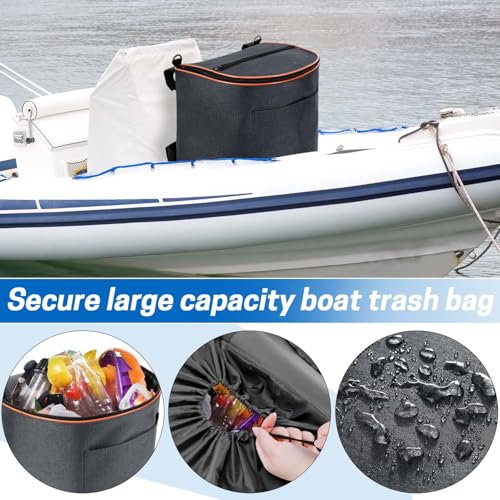 Boat Trash Can (Black)