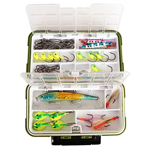 small tackle box (Type B: Orange (Size: 7.8" L X 4.2" W X 1.8" H))