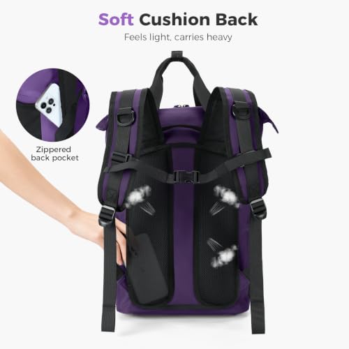Insulated Backpack Cooler (Purple)
