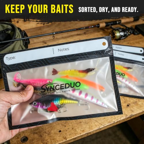 Synceuo Soft Plastic Bait Bags