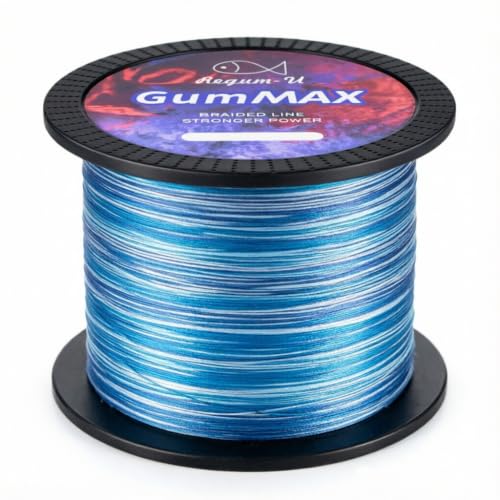 Gummax 8 Strand Braided Fishing Line (Navy Blue / 545 Yards / 50 LB)