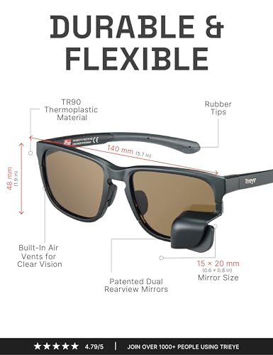 Classic Cycling Glasses with Rear (Polarized Brown)