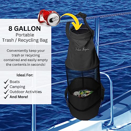Boat Trash Can Bag (Black)