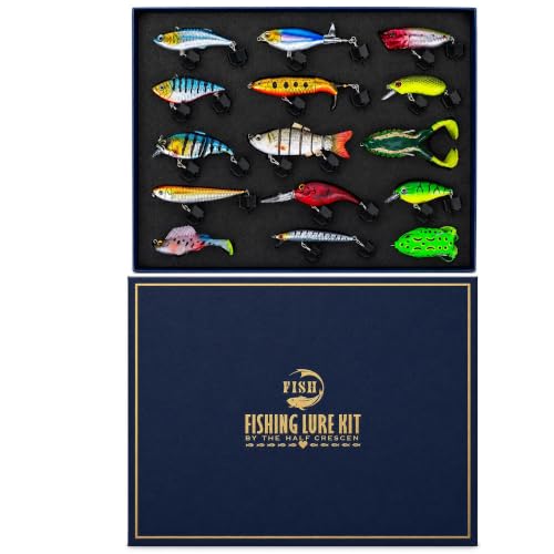 Fishing Lures Kit for Bass (Hard /Soft Bait 1)