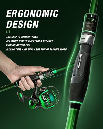 Fishing Rod and Reel Combo Graphite Telescoping Fishing Pole Portable Travel Compact Rod for Freshwater Saltwater (8 ft / Fishing Rod+reel(no Lures&line))