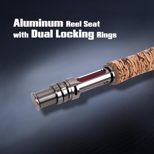 Fly Fishing Rod 4 Piece Travel Fly Rod with Fishing Case