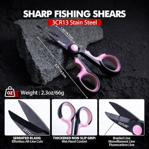 5PCS Fishing Tool Kit (B2:5pcs Pink Fishing Tool Kit)