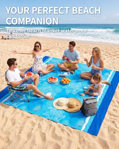 Beach Blanket Waterproof Sandproof Beach Mat