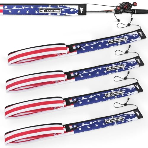 MeshGuard Fishing Rod Sleeves (Flag 4 Pcs / Casting/Trolling)