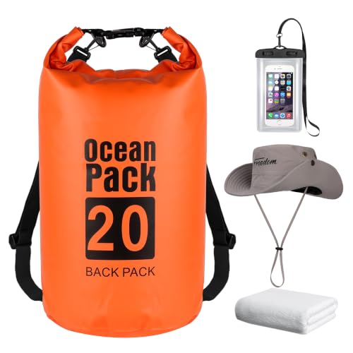 20L Waterproof Dry Bag Set with Phone Case