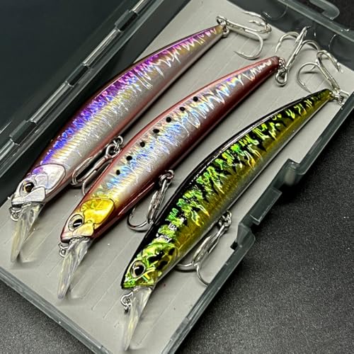 3 Pack Sinking Jerkbait (AH1328B-5'' 1oz)