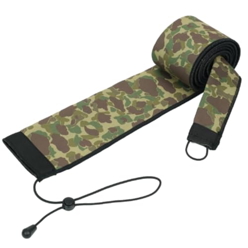 Premium Neoprene Fishing Rod Sleeves (68" / Green Camo)