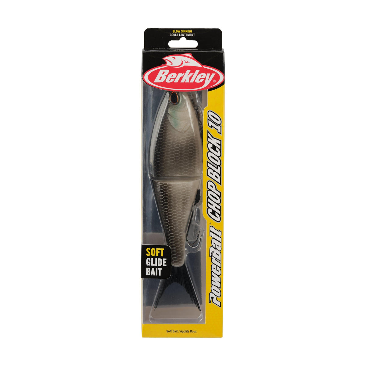 PowerBait Chop Block Fishing Soft Bait (Shad / 10 in - 4 1/5 oz)