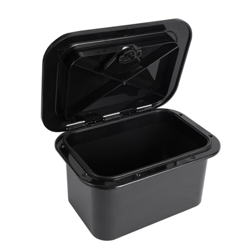 Marine Deck Storage Box with Lock (black / 270-375BOX)