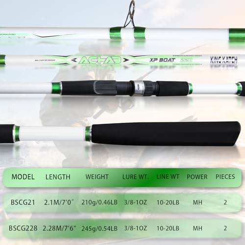 Medium Heavy Spinning Fishing Rod (A-BSCG-7')