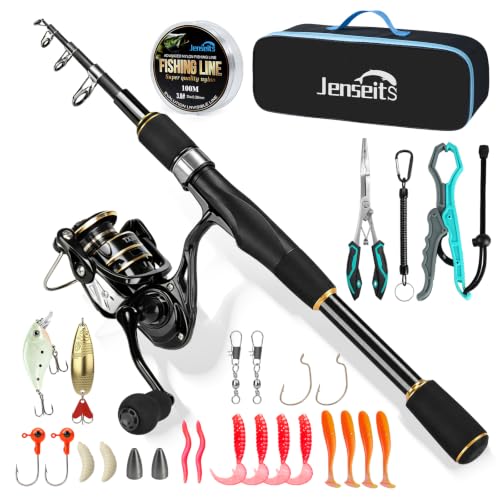 7Ft Telescopic Spinning Fishing Pole and Reel Combo with Tools (7FT-Full Kit with tools)