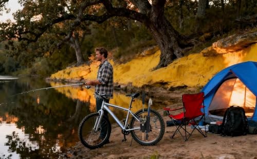 2 Tubes Fishing Rod Holder for Bike