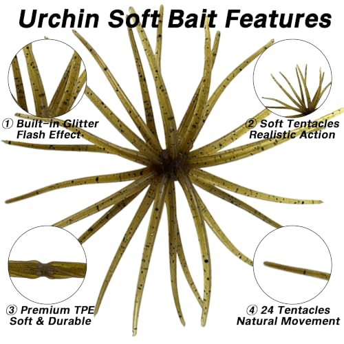 Urchin Bait for Bass Fishing