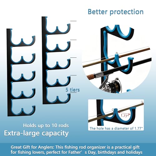 Fishing Rod Holders & Pole Holders for Garage