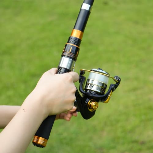 8.9FT Telescopic Fishing Rod and Reel Combos (8.86 FT)