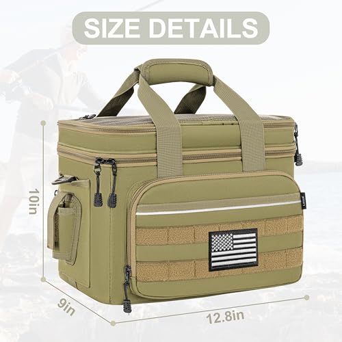 Fishing Tackle Bags (Yellow / S (Stores 6 Fishing Tackle Boxes))
