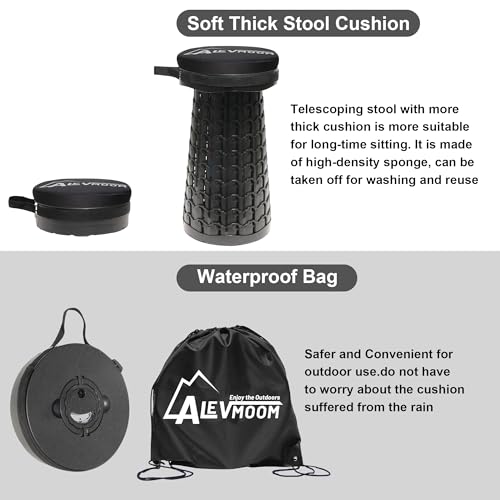 Collapsible Stool with Cushion