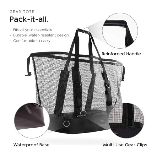Boat Gear Heavy Duty Outddor CASSI Tote Boat Bag (Black / 170 Liter)