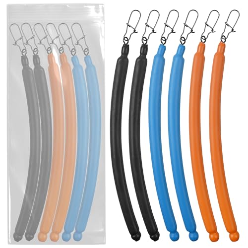Dragging Weights for Catfishing Tolling Drifting No Snag Sinkers Slip Stick Drag Weights Bottom Search Snagless Catfish Sinker Fishing Weights Catfishing Tackle Gear (3 Colors Mixed-6pcs / 3OZ)