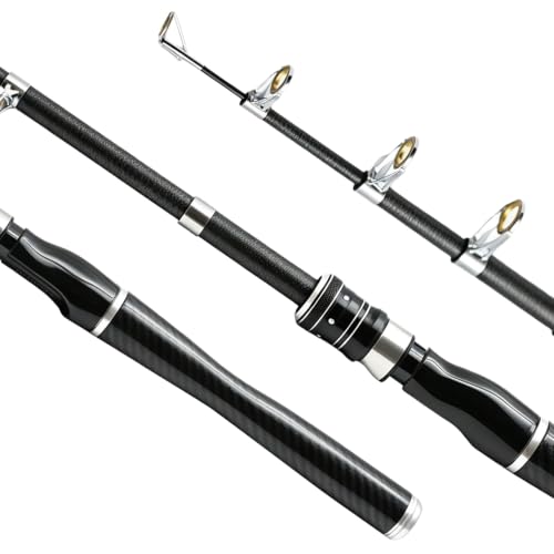 Fishing Rod and Reel Combo (Black / 1.8M/5.9FT)