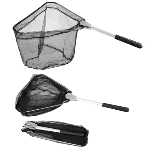 Small Fishing Landing Net (L: Aluminum Handle, 20.5" Full)