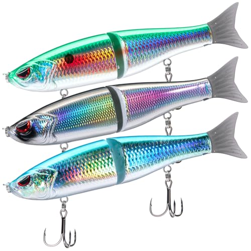 SwimShad Glide Baits Jointed Swimbait Bass Pike Salmon Trout Muskie Fishing Lure