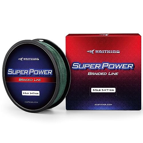 Superpower Braided Fishing Line (X4-Moss Green / 8LB(300 Yds))
