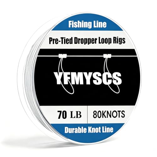 70LB Pre Tied Dropper Loop Rigs (70LB)