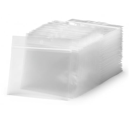 100 Pack Soft Plastic Baits Bags 5.1"x4.7" (5.1" x 4.7")