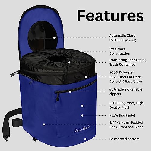Large Portable Trash Can for Boating and Camping