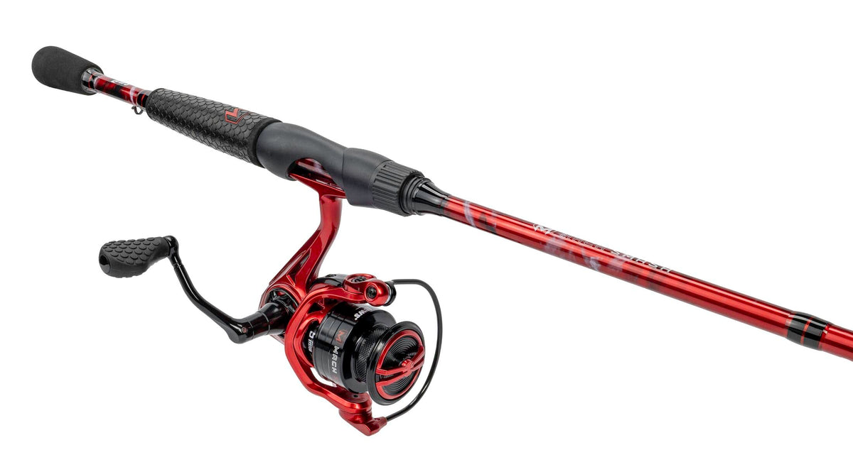 Lew’s MACH Smash Spinning Reel & Fishing Rod Combo (Size 200 Reel / 6'6" Rod, 1-piece)