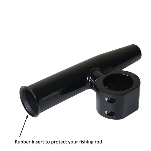 2 PCS T Top Rod Holder Single Aluminum clamp on fit 1.5"
